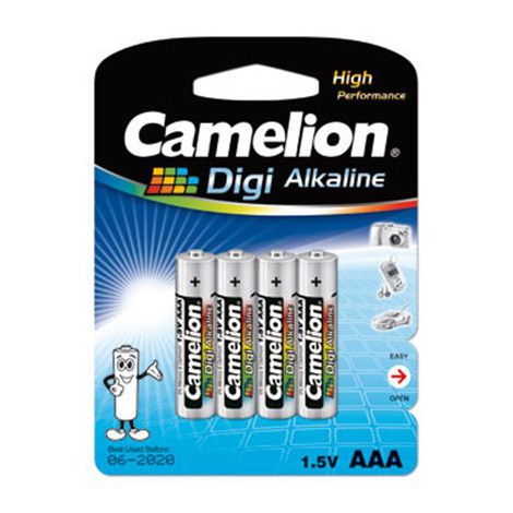 Camelion | AAA/LR03 | Digi Alkaline | 4 pc(s) | LR03-BP4DG